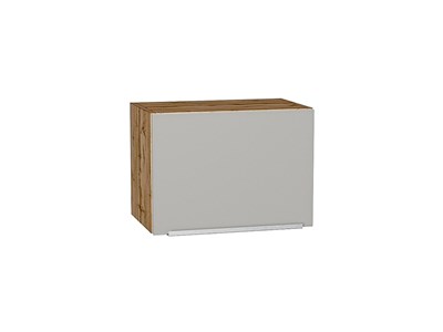 Шкаф верхний горизонтальный Фьюжн Дуб Вотан, Silky Light Grey, 360, 500 В*Ш*Г 358*500*320, фасад МДФ  Silky Light Grey, корпус  Дуб Вотан ms2510VVT_66556