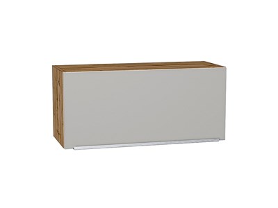 Шкаф верхний горизонтальный Фьюжн Дуб Вотан, Silky Light Grey, 360, 800 В*Ш*Г 358*800*320, фасад МДФ  Silky Light Grey, корпус  Дуб Вотан ms2510VVT_66558