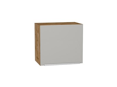 Шкаф верхний горизонтальный Фьюжн Дуб Вотан, Silky Light Grey, 460, 500 В*Ш*Г 458*500*318, фасад МДФ  Silky Light Grey, корпус  Дуб Вотан ms2510VVT_66559