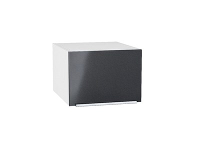 Шкаф верхний горизонтальный глубокий Фьюжн Белый, Anthracite, 500 В*Ш*Г 358*500*576, фасад МДФ  Anthracite, корпус  Белый ms2510VVT_45149