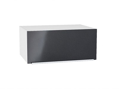 Шкаф верхний горизонтальный глубокий Фьюжн Белый, Anthracite, 800 В*Ш*Г 358*800*576, фасад МДФ  Anthracite, корпус  Белый ms2510VVT_45167