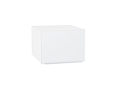 Шкаф верхний горизонтальный глубокий Фьюжн Белый, Silky White, 500 В*Ш*Г 358*500*576, фасад МДФ  Silky White, корпус  Белый ms2510VVT_51848
