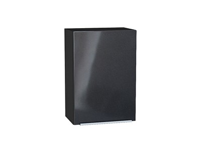 Шкаф верхний с 1-ой дверцей Фьюжн Graphite, Anthracite, 720, 500 В*Ш*Г 716*500*320, фасад МДФ  Anthracite, корпус  Graphite ms2510VVT_39724