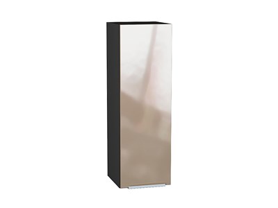 Шкаф верхний с 1-ой дверцей Фьюжн Graphite, Gallant, 920, 300 В*Ш*Г 920*300*320, фасад МДФ  Gallant, корпус  Graphite ms2510VVT_45061