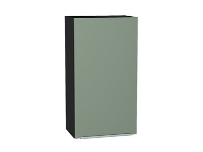 Шкаф верхний с 1-ой дверцей Фьюжн Graphite, Silky Mint, 920, 500 В*Ш*Г 920*500*320, фасад МДФ  Silky Mint, корпус  Graphite ms2510VVT_52015