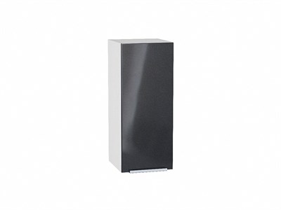 Шкаф верхний с 1-ой дверцей Фьюжн Белый, Anthracite, 720, 300 В*Ш*Г 716*300*320, фасад МДФ  Anthracite, корпус  Белый ms2510VVT_36753