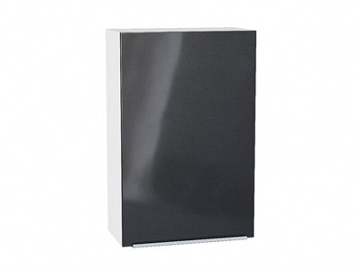 Шкаф верхний с 1-ой дверцей Фьюжн Белый, Anthracite, 920, 600 В*Ш*Г 920*600*320, фасад МДФ  Anthracite, корпус  Белый ms2510VVT_45082