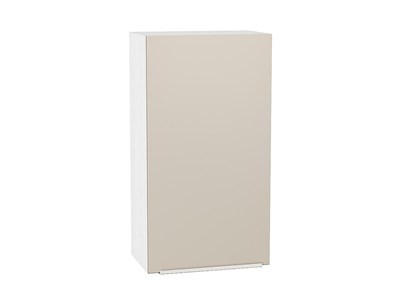 Шкаф верхний с 1-ой дверцей Фьюжн Белый, Cream Silk, 920, 500 В*Ш*Г 920*500*320, фасад МДФ  Cream Silk, корпус  Белый ms2510VVT_71901