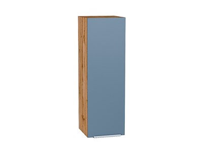 Шкаф верхний с 1-ой дверцей Фьюжн Дуб Вотан, Silky Blue, 920, 300 В*Ш*Г 920*300*320, фасад МДФ  Silky Blue, корпус  Дуб Вотан ms2510VVT_60784