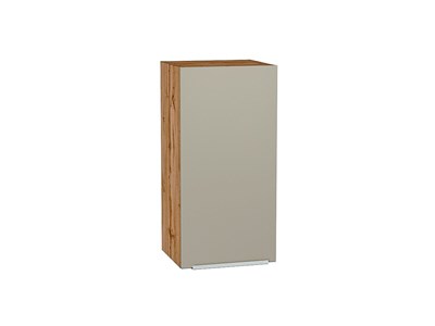 Шкаф верхний с 1-ой дверцей Фьюжн Дуб Вотан, Silky Grey, 720, 350 В*Ш*Г 716*350*320, фасад МДФ  Silky Grey, корпус  Дуб Вотан ms2510VVT_65098