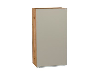 Шкаф верхний с 1-ой дверцей Фьюжн Дуб Вотан, Silky Grey, 920, 500 В*Ш*Г 920*500*320, фасад МДФ  Silky Grey, корпус  Дуб Вотан ms2510VVT_60767