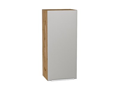 Шкаф верхний с 1-ой дверцей Фьюжн Дуб Вотан, Silky Light Grey, 920, 400 В*Ш*Г 920*400*320, фасад МДФ  Silky Light Grey, корпус  Дуб Вотан ms2510VVT_66594