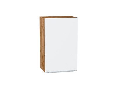 Шкаф верхний с 1-ой дверцей Фьюжн Дуб Вотан, Silky White, 720, 450 В*Ш*Г 716*450*320, фасад МДФ  Silky White, корпус  Дуб Вотан ms2510VVT_60741