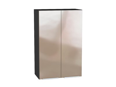 Шкаф верхний с 2-мя дверцами Фьюжн Graphite, Gallant, 920, 600 В*Ш*Г 920*600*320, фасад МДФ  Gallant, корпус  Graphite ms2510VVT_45086