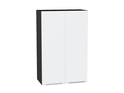 Шкаф верхний с 2-мя дверцами Фьюжн Graphite, Silky White, 920, 600 В*Ш*Г 920*600*320, фасад МДФ  Silky White, корпус  Graphite ms2510VVT_52047