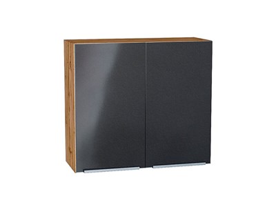 Шкаф верхний с 2-мя дверцами Фьюжн Дуб Вотан, Anthracite, 720, 800 В*Ш*Г 716*800*320, фасад МДФ  Anthracite, корпус  Дуб Вотан ms2510VVT_60834