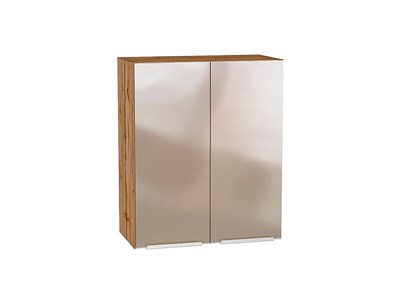 Шкаф верхний с 2-мя дверцами Фьюжн Дуб Вотан, Gallant, 720, 600 В*Ш*Г 716*600*320, фасад МДФ  Gallant, корпус  Дуб Вотан ms2510VVT_60829