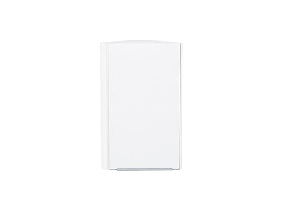 Шкаф верхний торцевой Фьюжн Белый, Silky White, 720 В*Ш*Г 716*300*306, фасад МДФ  Silky White, корпус  Белый ms2510VVT_52067