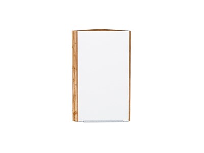 Шкаф верхний торцевой Фьюжн Дуб Вотан, Silky White, 720 В*Ш*Г 716*300*306, фасад МДФ  Silky White, корпус  Дуб Вотан ms2510VVT_60837