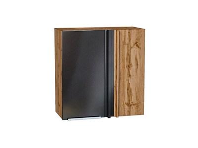 Шкаф верхний прямой угловой Фьюжн Дуб Вотан, Anthracite, 720 В*Ш*Г 716*700*345, фасад МДФ  Anthracite, корпус  Дуб Вотан ms2510VVT_60692