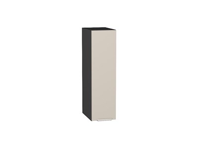 Шкаф верхний бутылочница Фьюжн Graphite, Cream Silk, 720, 200 В*Ш*Г 716*200*320, фасад МДФ  Cream Silk, корпус  Graphite ms2510VVT_71856
