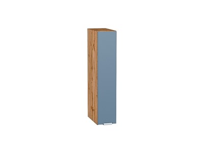 Шкаф верхний бутылочница Фьюжн Дуб Вотан, Silky Blue, 150 В*Ш*Г 716*150*320, фасад МДФ  Silky Blue, корпус  Дуб Вотан ms2510VVT_60605