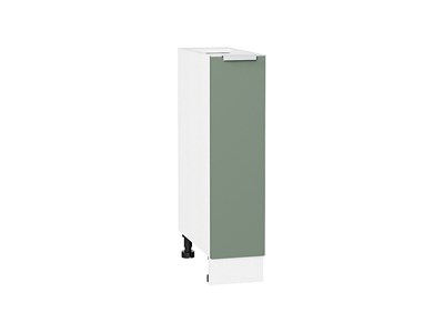 Шкаф нижний с 1-ой дверцей Фьюжн Белый, Silky Mint, 200 В*Ш*Г 816*200*480, фасад МДФ  Silky Mint, корпус  Белый ms2510VVT_66189