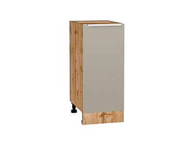 Шкаф нижний с 1-ой дверцей Фьюжн Дуб Вотан, Silky Grey, 350 В*Ш*Г 816*350*480, фасад МДФ  Silky Grey, корпус  Дуб Вотан ms2510VVT_65133