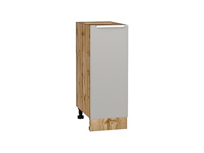 Шкаф нижний с 1-ой дверцей Фьюжн Дуб Вотан, Silky Light Grey, 300 В*Ш*Г 816*300*480, фасад МДФ  Silky Light Grey, корпус  Дуб Вотан ms2510VVT_66662