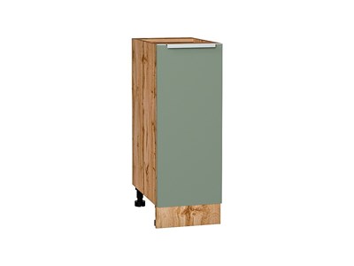 Шкаф нижний с 1-ой дверцей Фьюжн Дуб Вотан, Silky Mint, 300 В*Ш*Г 816*300*480, фасад МДФ  Silky Mint, корпус  Дуб Вотан ms2510VVT_60961