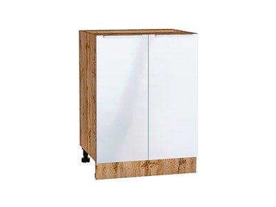 Шкаф нижний с 2-мя дверцами Фьюжн Дуб Вотан, Angel, 600 В*Ш*Г 816*600*480, фасад МДФ  Angel, корпус  Дуб Вотан ms2510VVT_61009