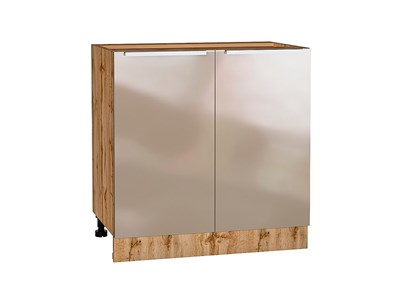 Шкаф нижний с 2-мя дверцами Фьюжн Дуб Вотан, Gallant, 800 В*Ш*Г 816*800*480, фасад МДФ  Gallant, корпус  Дуб Вотан ms2510VVT_61018