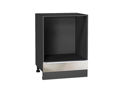Шкаф нижний под духовку Фьюжн Graphite, Gallant, 600 В*Ш*Г 816*600*476, фасад МДФ  Gallant, корпус  Graphite ms2510VVT_36932