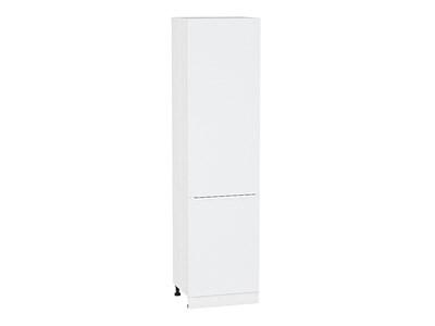 Шкаф пенал с 2-мя дверцами Фьюжн Белый, Silky White, 2340, 600 В*Ш*Г 2336*600*576, фасад МДФ  Silky White, корпус  Белый ms2510VVT_52329