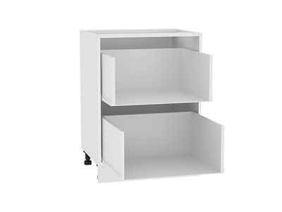 Каркас нижнего шкафа с 2-мя ящиками Н 602 Белый В*Ш*Г 816*600*462 ms2510VVT_084-0049 (29595)