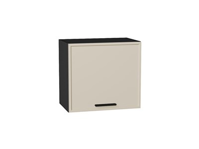 Шкаф верхний горизонтальный Фрейм Graphite, Cream Silk, 460, 500 В*Ш*Г 458*500*324, фасад МДФ  Cream Silk, корпус  Graphite ms2510VVT_71677