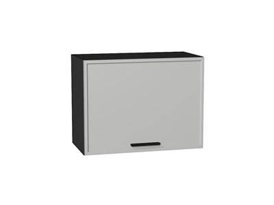 Шкаф верхний горизонтальный Фрейм Graphite, Grey Silk, 460, 600 В*Ш*Г 458*600*324, фасад МДФ  Grey Silk, корпус  Graphite ms2510VVT_71687