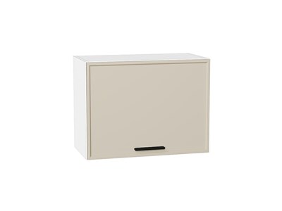 Шкаф верхний горизонтальный Фрейм Белый, Cream Silk, 460, 600 В*Ш*Г 458*600*324, фасад МДФ  Cream Silk, корпус  Белый ms2510VVT_71672