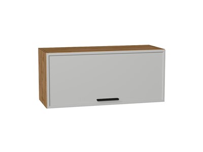 Шкаф верхний горизонтальный Фрейм Дуб Вотан, Grey Silk, 360, 800 В*Ш*Г 358*800*324, фасад МДФ  Grey Silk, корпус  Дуб Вотан ms2510VVT_68891