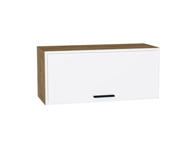 Шкаф верхний горизонтальный Фрейм Дуб Вотан, White Silk, 360, 800 В*Ш*Г 358*800*324, фасад МДФ  White Silk, корпус  Дуб Вотан ms2510VVT_66850