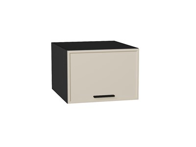 Шкаф верхний горизонтальный глубокий Фрейм Graphite, Cream Silk, 500 В*Ш*Г 358*500*580, фасад МДФ  Cream Silk, корпус  Graphite ms2510VVT_69785