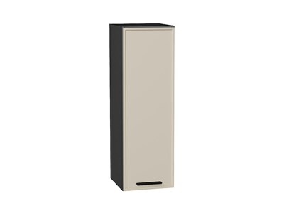 Шкаф верхний с 1-ой дверцей Фрейм Graphite, Cream Silk, 920, 300 В*Ш*Г 920*300*324, фасад МДФ  Cream Silk, корпус  Graphite ms2510VVT_69837