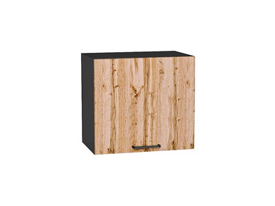 Шкаф верхний горизонтальный Флэт Graphite, Wotan Oak 2S, 460, 500 В*Ш*Г 458*500*318, фасад ЛДСП  Wotan Oak 2S, корпус  Graphite ms2510VVT_57181