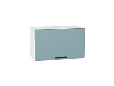 Шкаф верхний горизонтальный Флэт Белый, Grey-green In 2S, 360, 600 В*Ш*Г 358*600*318, фасад ЛДСП  Grey-green In 2S, корпус  Белый ms2510VVT_56880