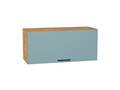 Шкаф верхний горизонтальный Флэт Дуб Вотан, Grey-green In 2S, 360, 800 В*Ш*Г 358*800*318, фасад ЛДСП  Grey-green In 2S, корпус  Дуб Вотан ms2510VVT_62383