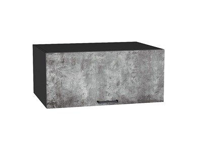 Шкаф верхний горизонтальный глубокий Флэт Graphite, Temple Stone 2S, 800 В*Ш*Г 358*800*574, фасад ЛДСП  Temple Stone 2S, корпус  Graphite ms2510VVT_52575