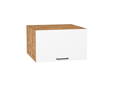 Шкаф верхний горизонтальный глубокий Флэт Дуб Вотан, White In 2S, 600 В*Ш*Г 358*600*574, фасад ЛДСП  White In 2S, корпус  Дуб Вотан ms2510VVT_62351