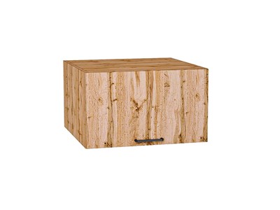 Шкаф верхний горизонтальный глубокий Флэт Дуб Вотан, Wotan Oak 2S, 600 В*Ш*Г 358*600*574, фасад ЛДСП  Wotan Oak 2S, корпус  Дуб Вотан ms2510VVT_62357
