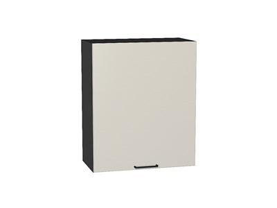 Шкаф верхний с 1-ой дверцей Флэт Graphite, Cashmere In 2S, 720, 600 В*Ш*Г 716*600*318, фасад ЛДСП  Cashmere In 2S, корпус  Graphite ms2510VVT_55767
