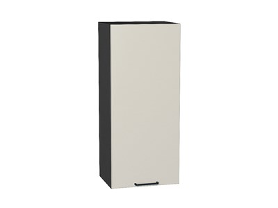 Шкаф верхний с 1-ой дверцей Флэт Graphite, Cashmere In 2S, 920, 400 В*Ш*Г 920*400*318, фасад ЛДСП  Cashmere In 2S, корпус  Graphite ms2510VVT_55769